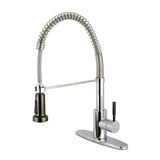 Kaiser Single-Handle 1-or-3 Hole Deck Mount Pre-Rinse Kitchen Faucet