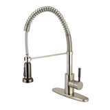 Kaiser Single-Handle 1-or-3 Hole Deck Mount Pre-Rinse Kitchen Faucet