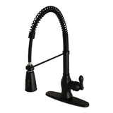 American Classic Single-Handle 1-or-3 Hole Deck Mount Pre-Rinse Kitchen Faucet