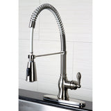 American Classic Single-Handle 1-or-3 Hole Deck Mount Pre-Rinse Kitchen Faucet