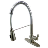 American Classic Single-Handle 1-or-3 Hole Deck Mount Pre-Rinse Kitchen Faucet