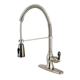 Kaiser Single-Handle 1-or-3 Hole Deck Mount Pre-Rinse Kitchen Faucet