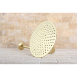 Shower Scape 7-3/4 Inch Brass Shower Head with 12-Inch Shower Arm