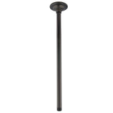 Trimscape 17-Inch Rain Drop Ceiling Mount Shower Arm with Round Flange