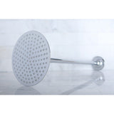 Shower Scape 7-3/4 Inch Brass Shower Head with 17-Inch Ceiling Support