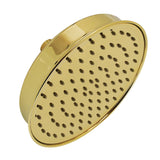 Shower Scape 8-Inch Round Raindrop Brass Shower Head