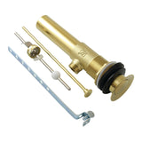 Made To Match Brass Pop-Up Bathroom Sink Drain with Overflow, 22 Gauge