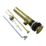 Made To Match Brass Pop-Up Bathroom Sink Drain with Overflow, 22 Gauge