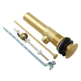 Made To Match Brass Pop-Up Bathroom Sink Drain with Overflow, 22 Gauge