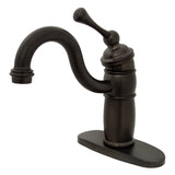 Vintage One-Handle 1-Hole Deck Mount Bar Faucet