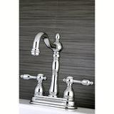 Tudor Two-Handle 2-Hole Deck Mount Bar Faucet