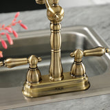 Heritage Two-Handle 2-Hole Deck Mount Bar Faucet