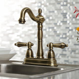 Heritage Two-Handle 2-Hole Deck Mount Bar Faucet