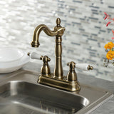 Heritage Two-Handle 2-Hole Deck Mount Bar Faucet