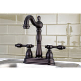 Tudor Two-Handle 2-Hole Deck Mount Bar Faucet