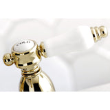 Bel-Air Double-Handle 3-Hole Deck Mount 4-Inch Centerset Bathroom Faucet with Pop-Up Drain