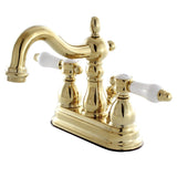 Bel-Air Double-Handle 3-Hole Deck Mount 4-Inch Centerset Bathroom Faucet with Pop-Up Drain