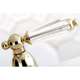 Wilshire Double-Handle 3-Hole Deck Mount 4-Inch Centerset Bathroom Faucet with Pop-Up Drain