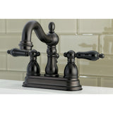 Duchess Double-Handle 3-Hole Deck Mount 4-Inch Centerset Bathroom Faucet with Pop-Up Drain