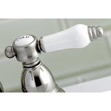 Bel-Air Double-Handle 3-Hole Deck Mount 4-Inch Centerset Bathroom Faucet with Pop-Up Drain