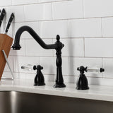 Wilshire Two-Handle 3-Hole Deck Mount Widespread Kitchen Faucet