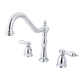 Heritage Two-Handle 3-Hole Deck Mount Widespread Kitchen Faucet