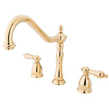 Heritage Two-Handle 3-Hole Deck Mount Widespread Kitchen Faucet