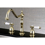 Bel-Air Two-Handle 3-Hole Deck Mount Widespread Kitchen Faucet