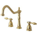 Tudor Two-Handle 3-Hole Deck Mount Widespread Kitchen Faucet