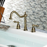 Heritage Two-Handle 3-Hole Deck Mount Widespread Kitchen Faucet