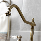 Wilshire Two-Handle 3-Hole Deck Mount Widespread Kitchen Faucet