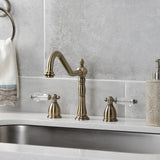 Wilshire Two-Handle 3-Hole Deck Mount Widespread Kitchen Faucet