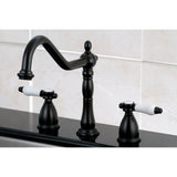 Bel-Air Two-Handle 3-Hole Deck Mount Widespread Kitchen Faucet