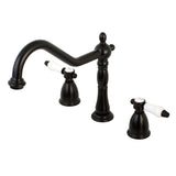 Bel-Air Two-Handle 3-Hole Deck Mount Widespread Kitchen Faucet