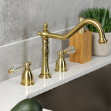 Wilshire Two-Handle 3-Hole Deck Mount Widespread Kitchen Faucet