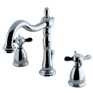 Essex Two-Handle 3-Hole Deck Mount Widespread Bathroom Faucet with Pop-Up Drain