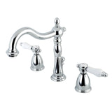 Bel-Air Two-Handle 3-Hole Deck Mount Widespread Bathroom Faucet with Retail Pop-Up Drain