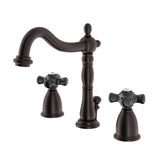 Duchess Two-Handle 3-Hole Deck Mount Widespread Bathroom Faucet with Pop-Up Drain