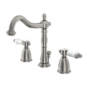 Bel-Air Two-Handle 3-Hole Deck Mount Widespread Bathroom Faucet with Pop-Up Drain