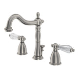 Wilshire Two-Handle 3-Hole Deck Mount Widespread Bathroom Faucet with Pop-Up Drain