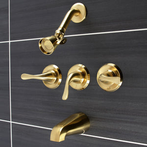 Yosemite Triple-Handle Tub and Shower Faucet