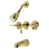 Royal Triple-Handle Tub and Shower Faucet