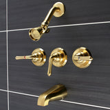 Magellan Triple-Handle Tub and Shower Faucet