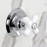 Victorian Two-Handle 3-Hole Wall Mount Shower Faucet