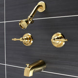 Knight Double-Handle Tub and Shower Faucet