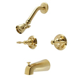 Knight Double-Handle Tub and Shower Faucet