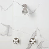 Victorian Two-Handle 3-Hole Wall Mount Shower Faucet