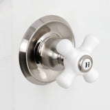 Victorian Two-Handle 3-Hole Wall Mount Shower Faucet