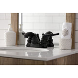 Naples Two-Handle 3-Hole Deck Mount 4" Centerset Bathroom Faucet