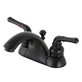 Naples Two-Handle 3-Hole Deck Mount 4" Centerset Bathroom Faucet